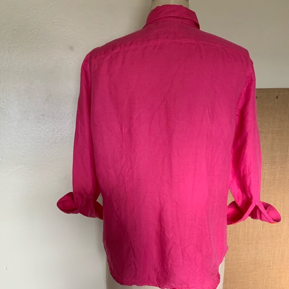 LAUREN RALPH LAUREN LINEN BLOUSE - Picture 6 of 12
